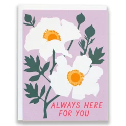 Cheap Always Here For You - Sympathy Card - Romneya Sympathy