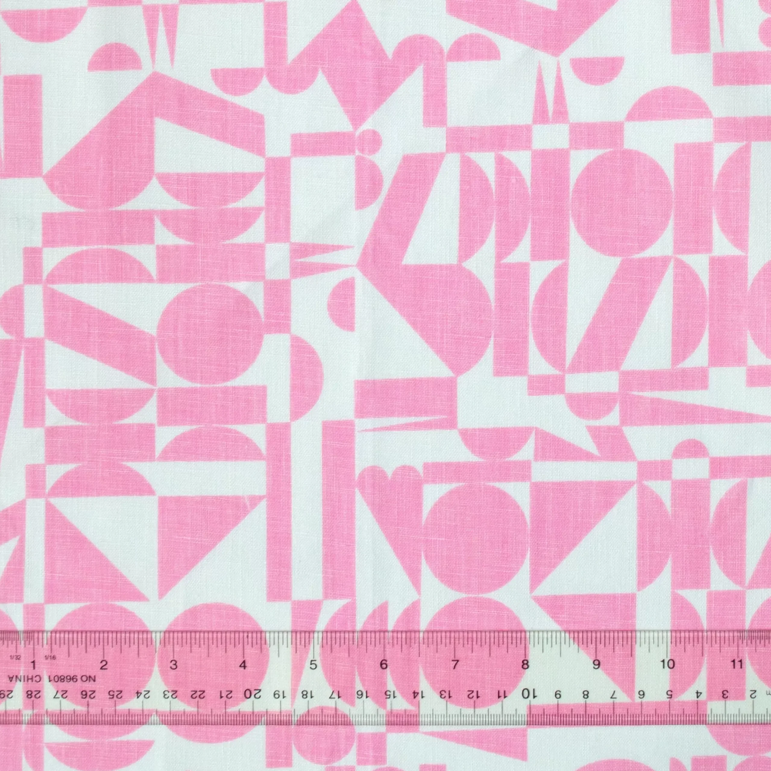 Flash Sale A Pair Of Soft Pink Geometrics Linen Napkins Napkins