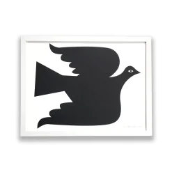 Clearance Art Print - Dove In Black Small
