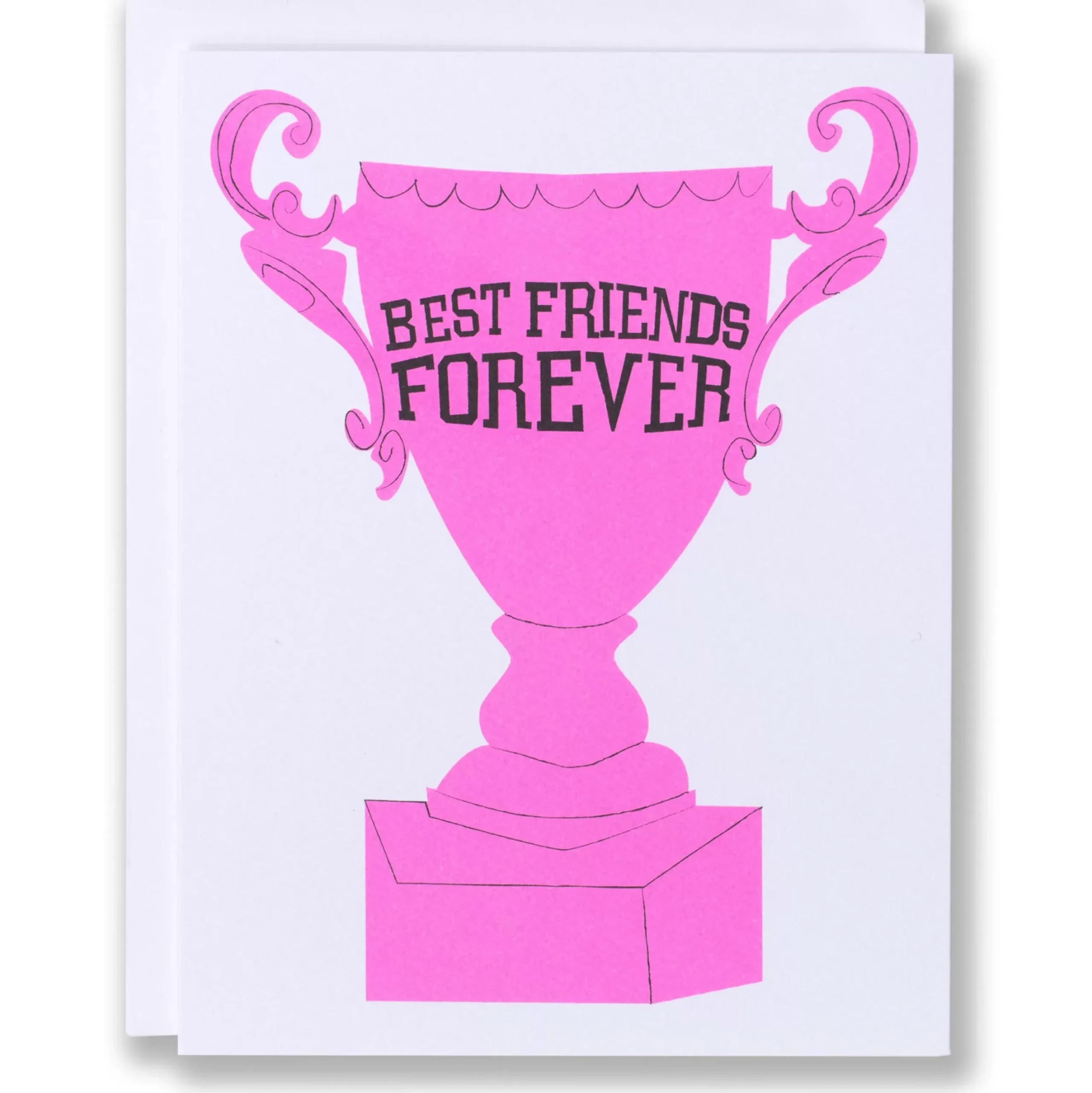 Fashion Best Friends Forever Note Card Humour & Love