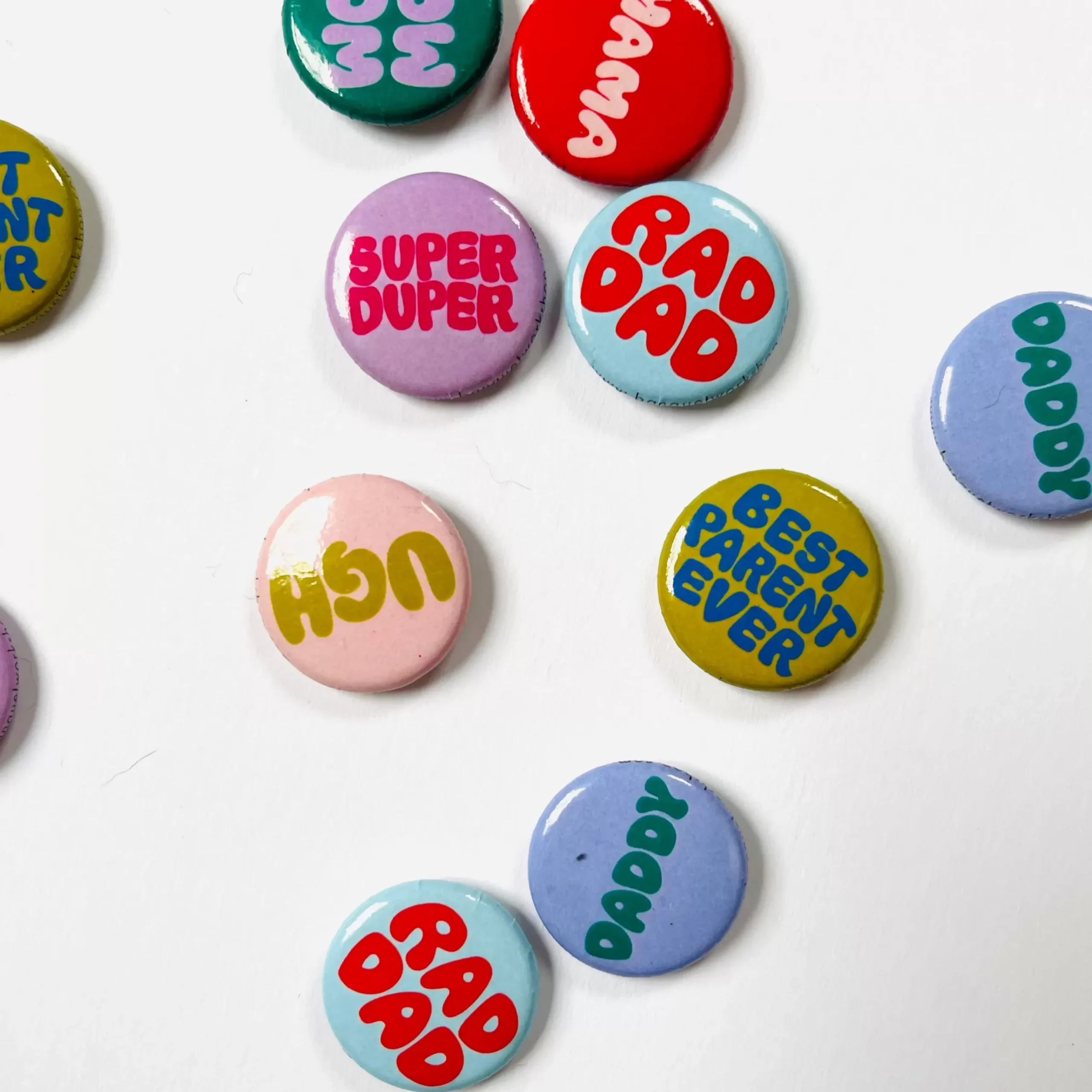 Store Best Parent Ever 1" Button Dad & Mom