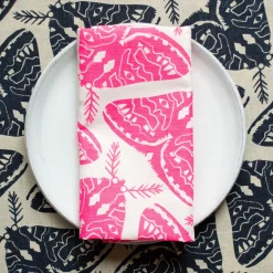 Online Black Moths Napkins Yardage
