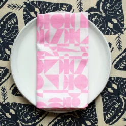 Online Black Moths Napkins Yardage
