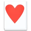 Outlet Classic Red Heart Note Card Sympathy