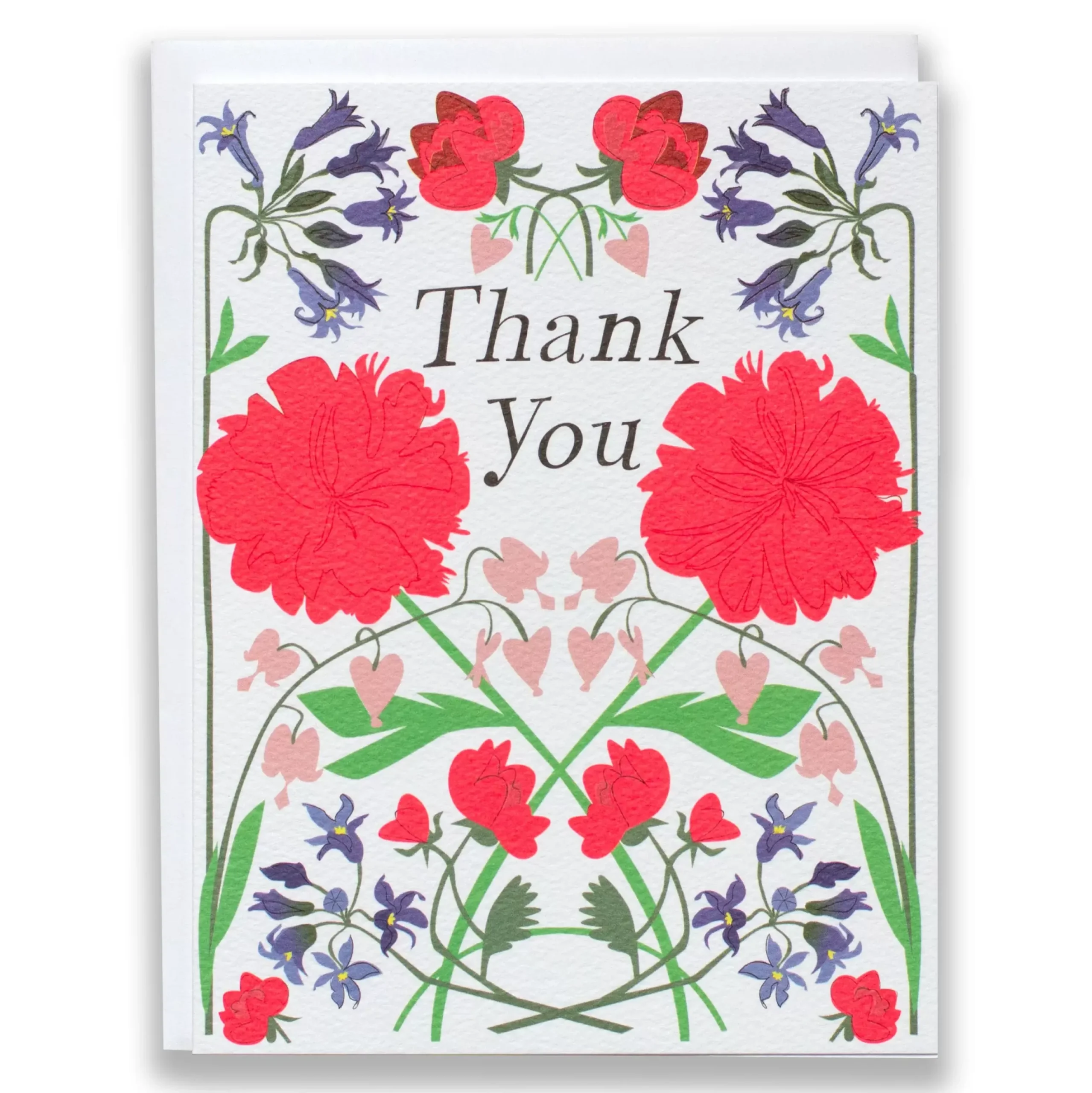 New Double Vision Floral Thank You Thank You