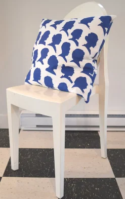 Clearance Electric Blue Radical Women Pillow Yardage