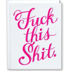 Best Sale F*Ck This Sh!T Note Card Sympathy