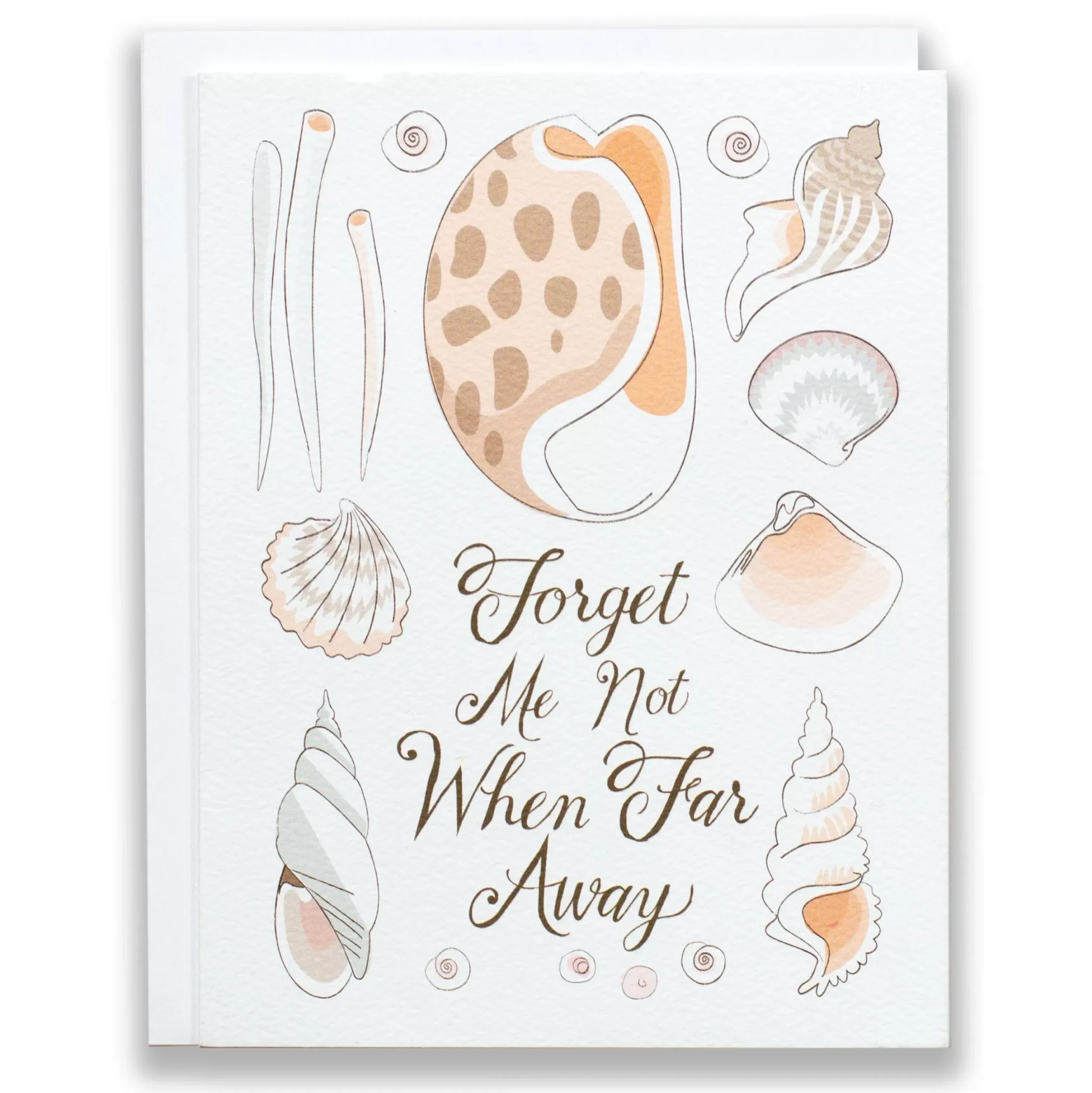 Cheap Forget Me Not When Far Away - Sailors' Note Card - Anniversary Or Love Valentines