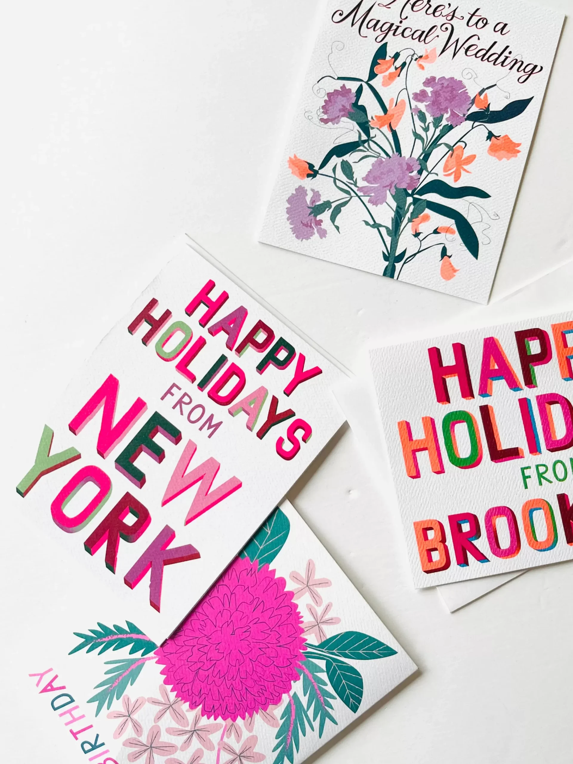 Best Happy Holidays From Brooklyn Note Card Holiday