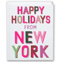 Discount Happy Holidays From New York - Holiday Note Card Holiday