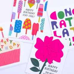 Fashion Icy Treats Happy Birthday Stay Cool Card Birthday