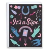 Hot It's A Sign Note Card Valentines