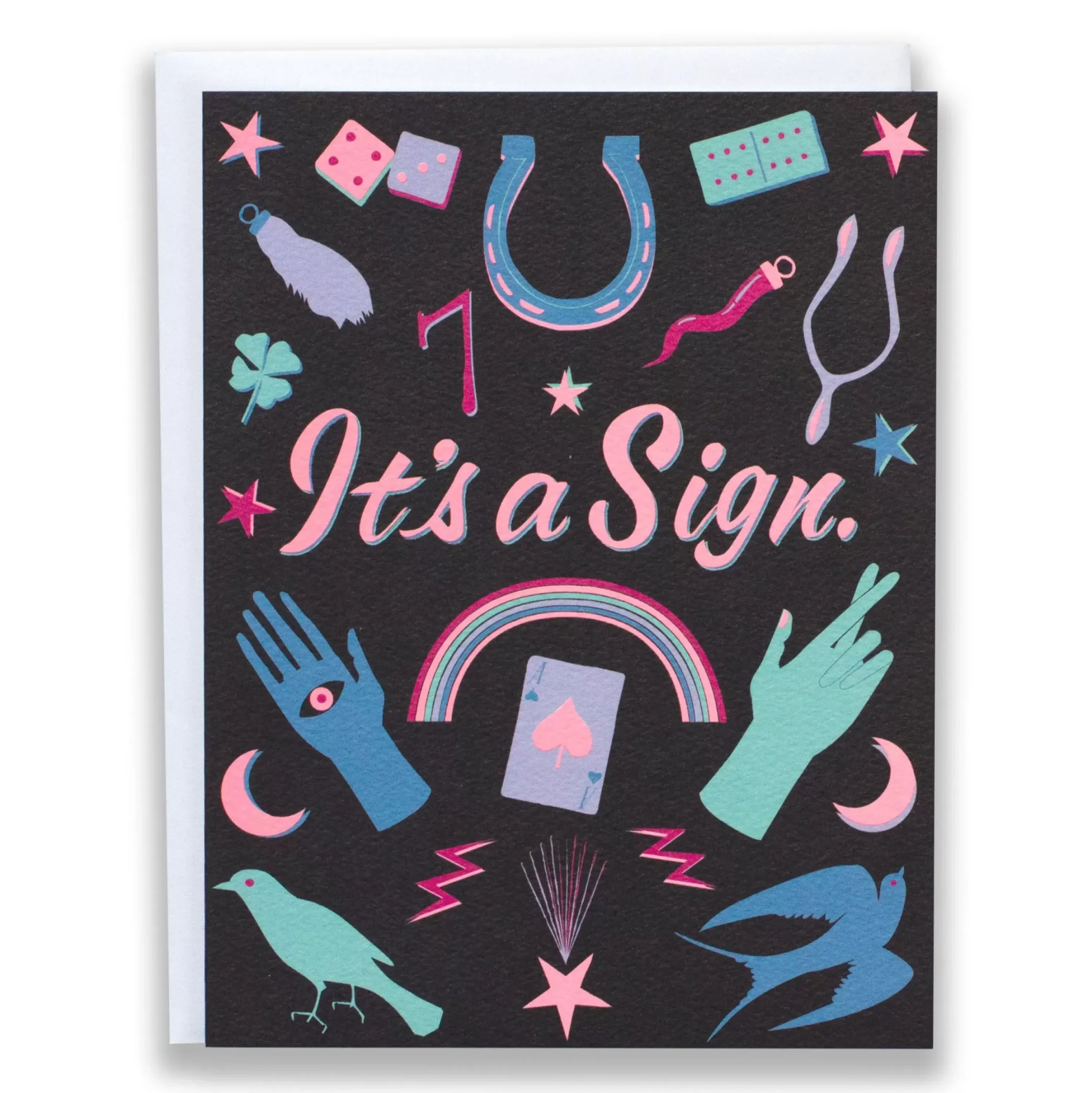 Hot It's A Sign Note Card Valentines