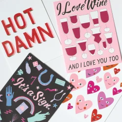 Hot It's A Sign Note Card Valentines
