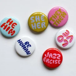 Discount Jazzercise 1" Button Pins & Buttons