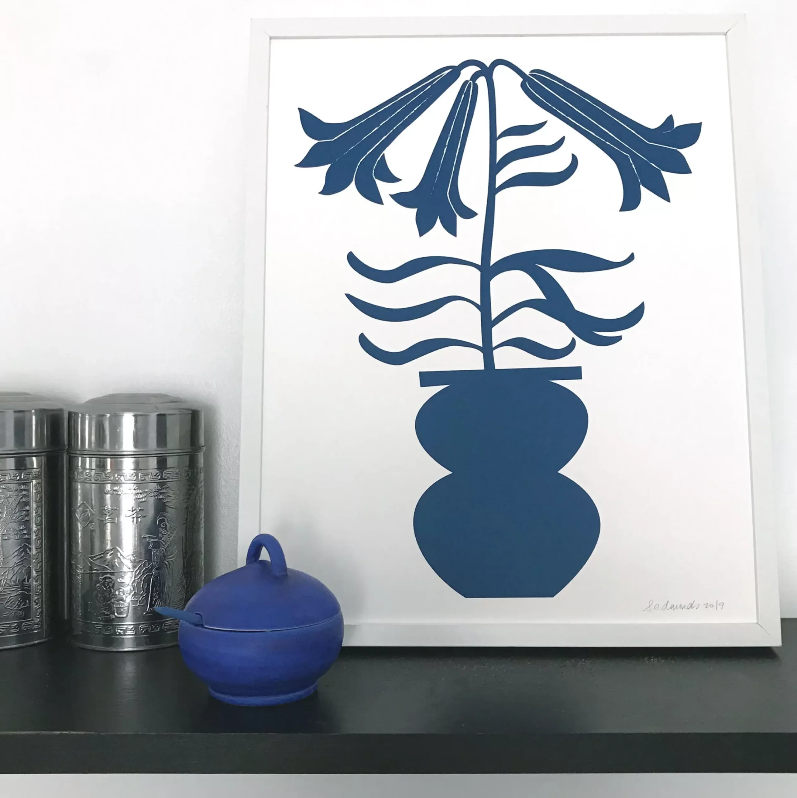 New Lillium Vase Print Small