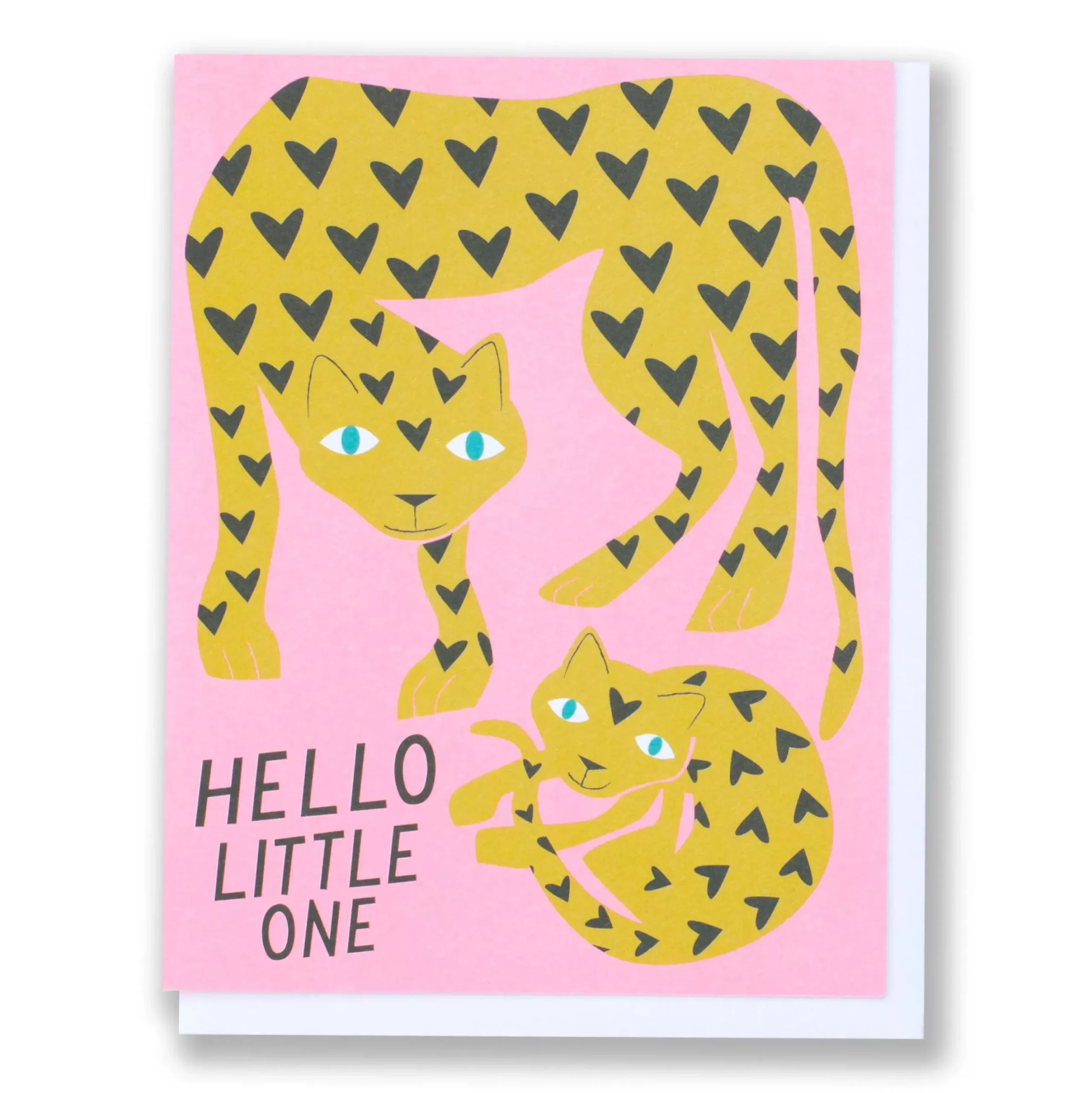 Best Sale Lovely Leopard Card For A New Baby Baby