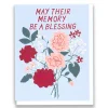 Hot May Their Memory Be A Blessing Card Sympathy