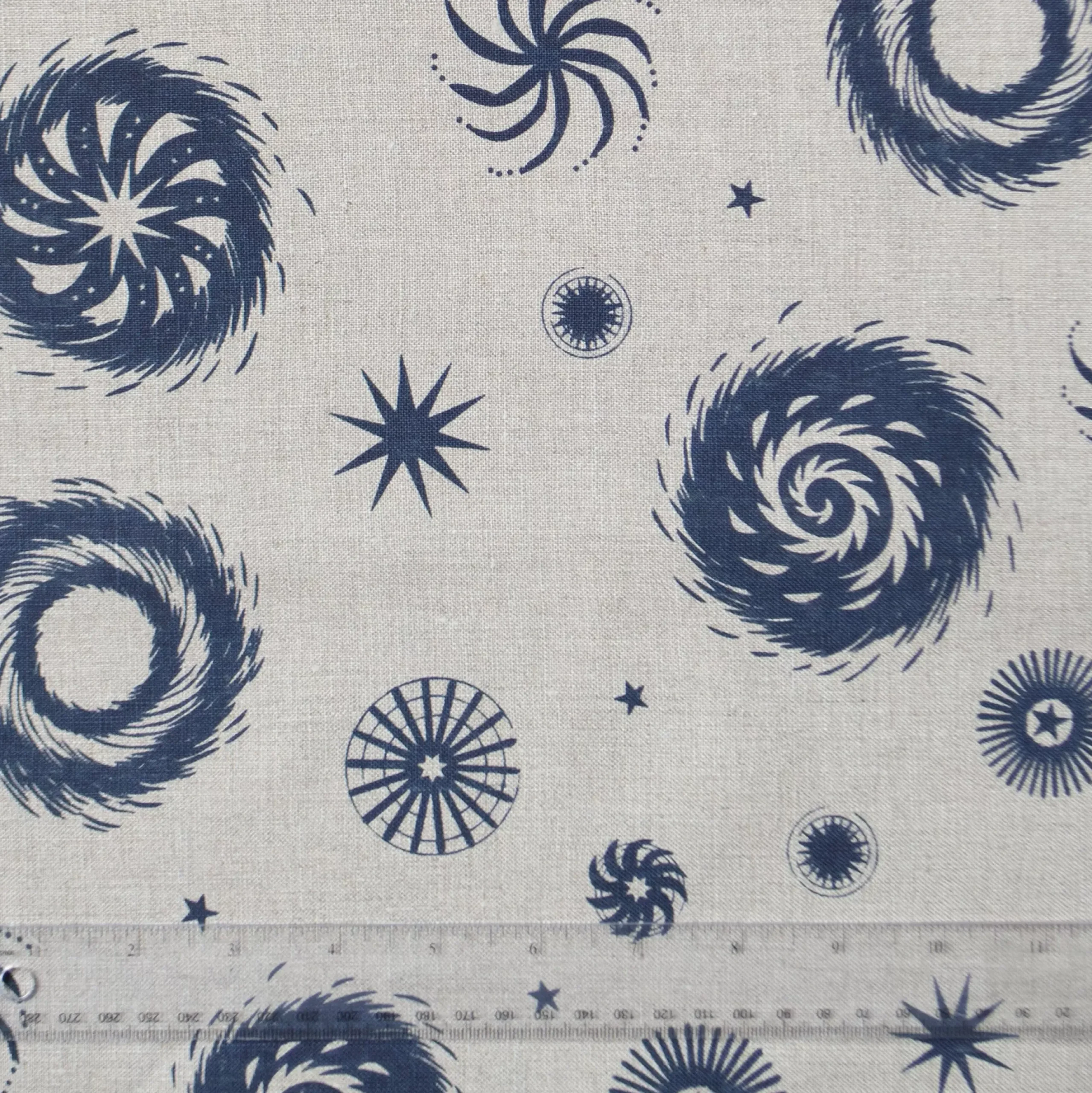 Store Navy On Natural Fireworks Cushion Cover Pillows