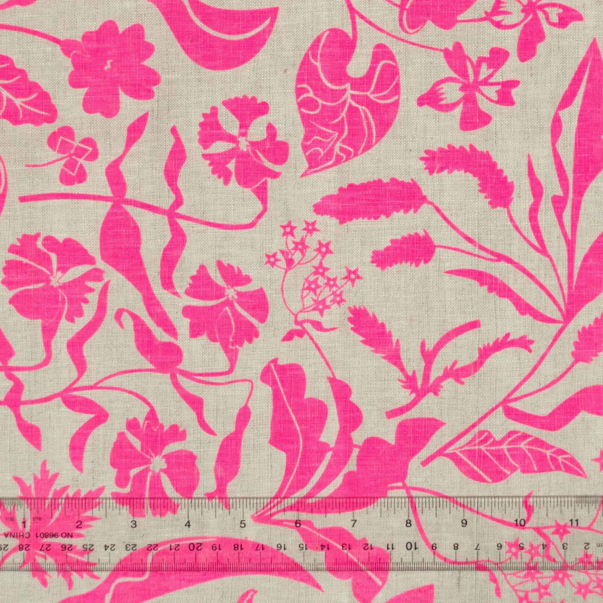 Best Neon Pink Wildflowers Linen Tea Towel Tea Towels