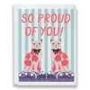 Cheap Proud Of You Cats Note Card Housewarming