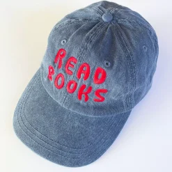 Sale Read Books Embroidered Baseball Cap Hats & Totes