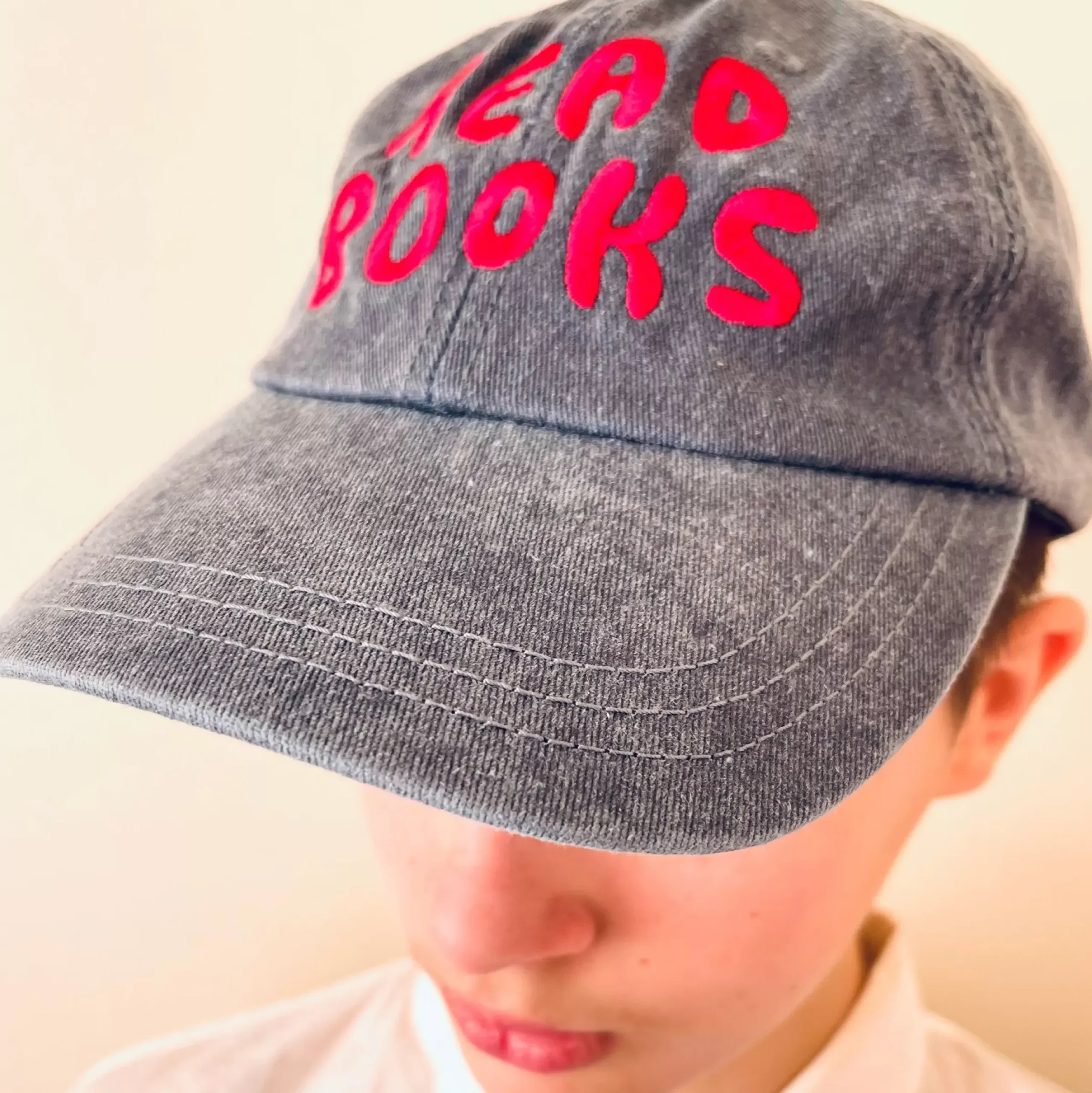 Sale Read Books Embroidered Baseball Cap Hats & Totes