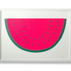 Fashion Screen Print - Neon Watermelon Large