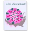 Clearance Snail Housewarming Note Card Housewarming