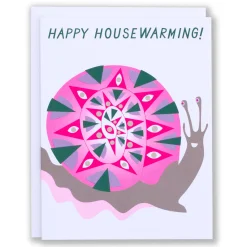 Clearance Snail Housewarming Note Card Housewarming