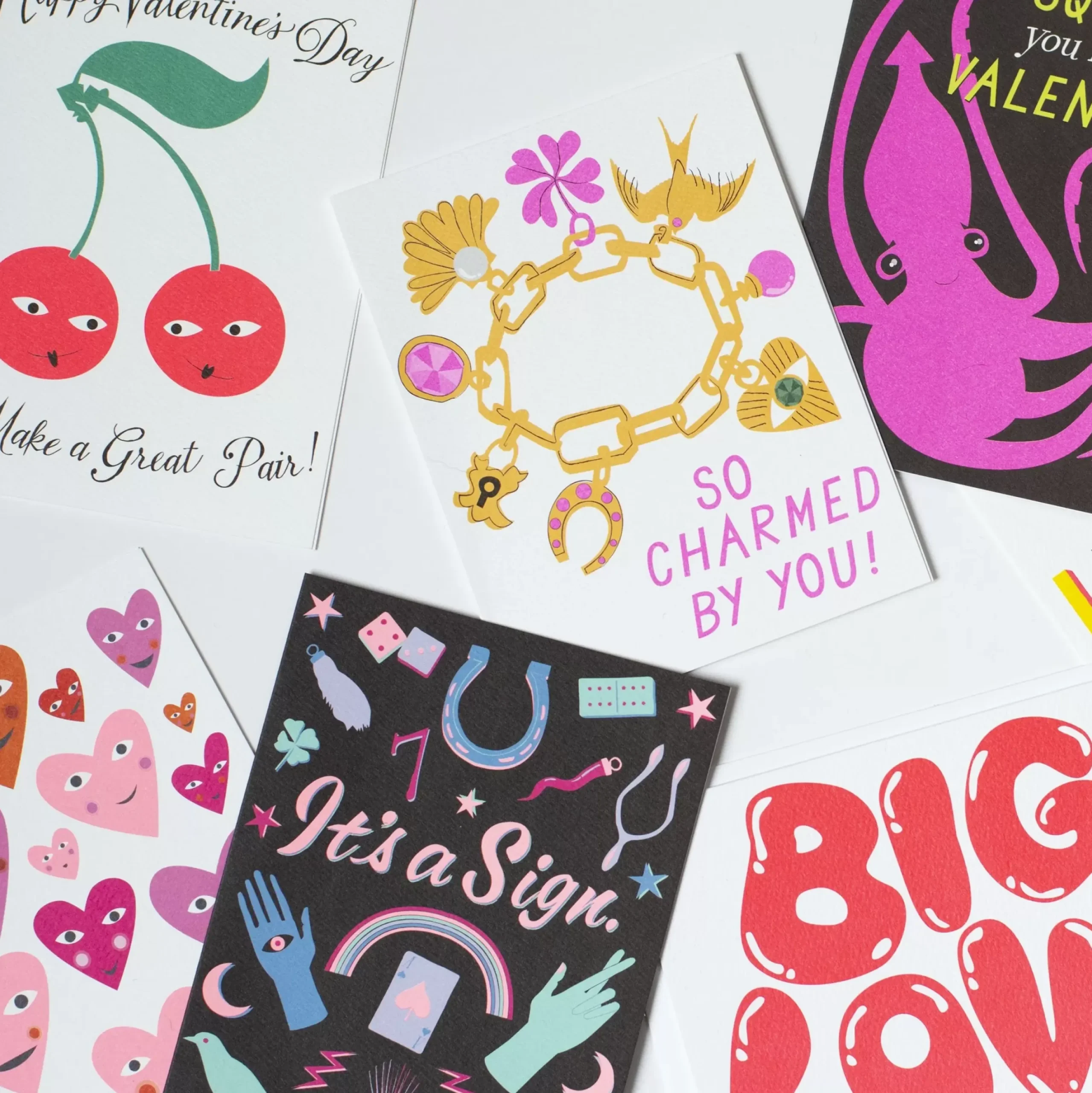 Discount Squid Valentine's Note Card Valentines