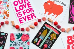 Discount Squid Valentine's Note Card Valentines