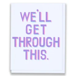 Fashion We'Ll Get Through This Note Card Sympathy