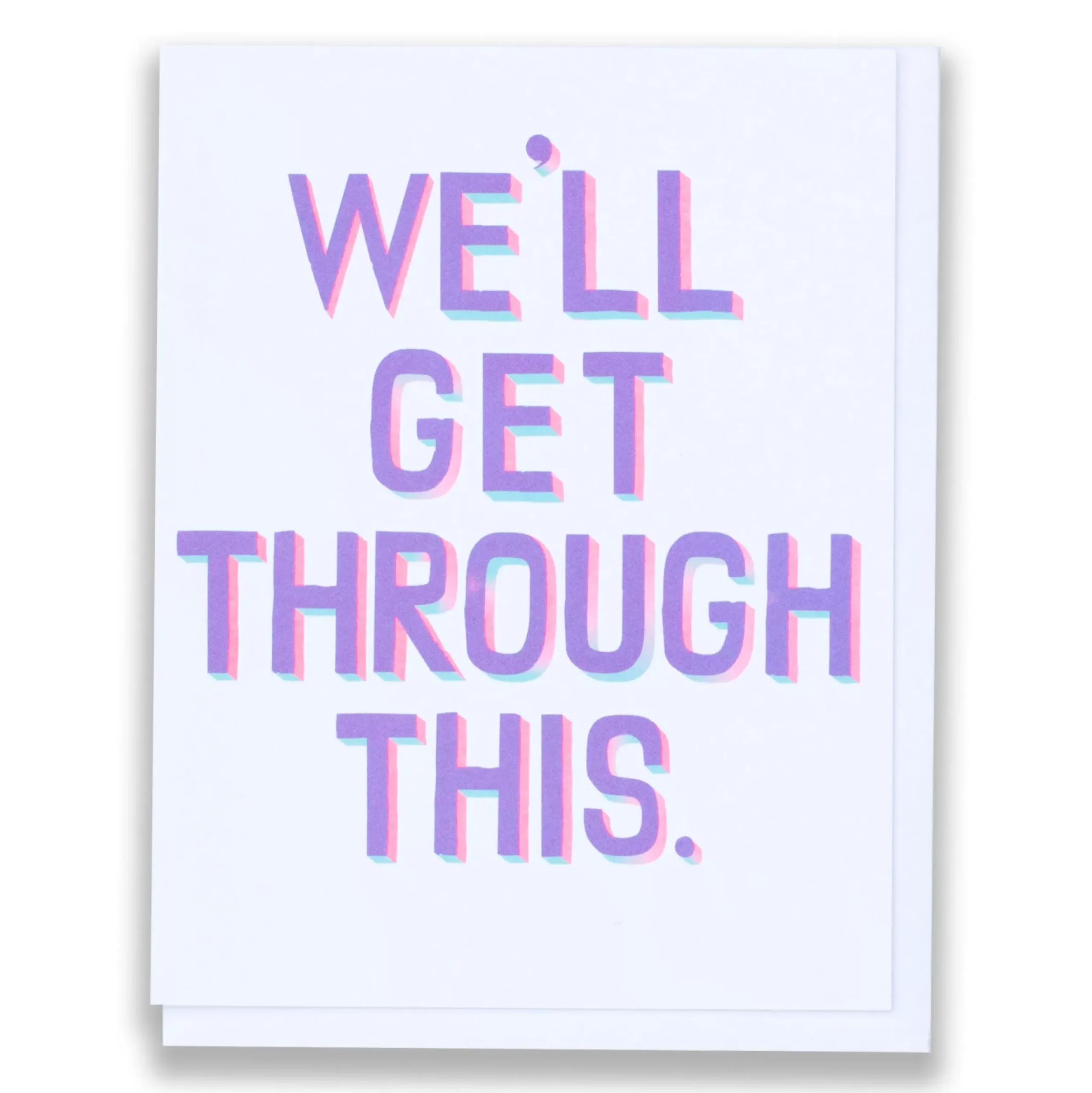 Fashion We'Ll Get Through This Note Card Sympathy