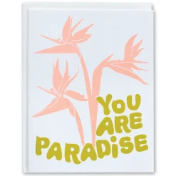 Cheap You Are Paradise Note Card Valentines