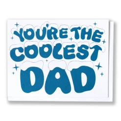 Hot You'Re The Coolest Dad - Note Card Dad & Mom