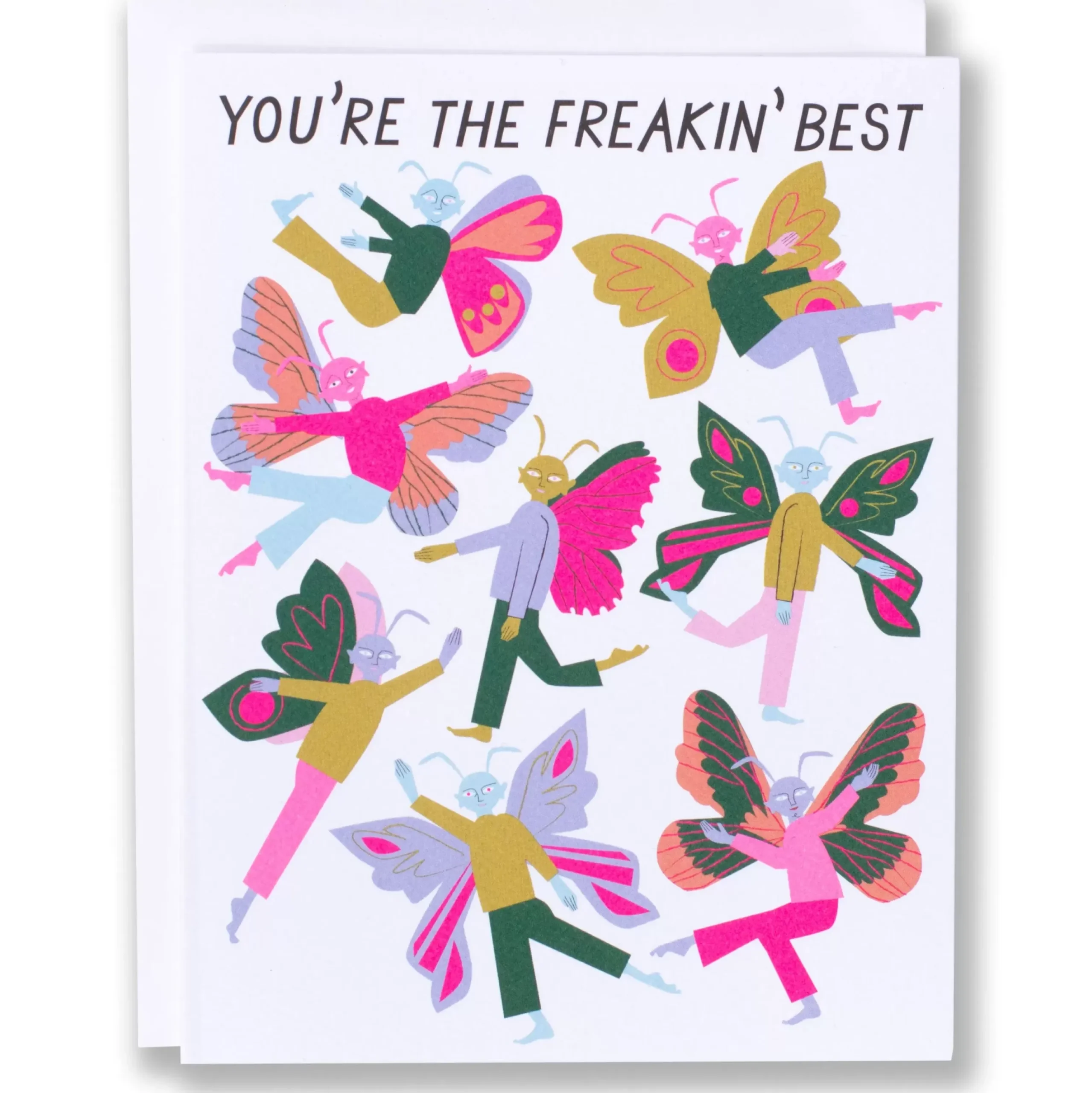 Discount You'Re The Freakin' Best Winged Fairy Note Card Humour & Love